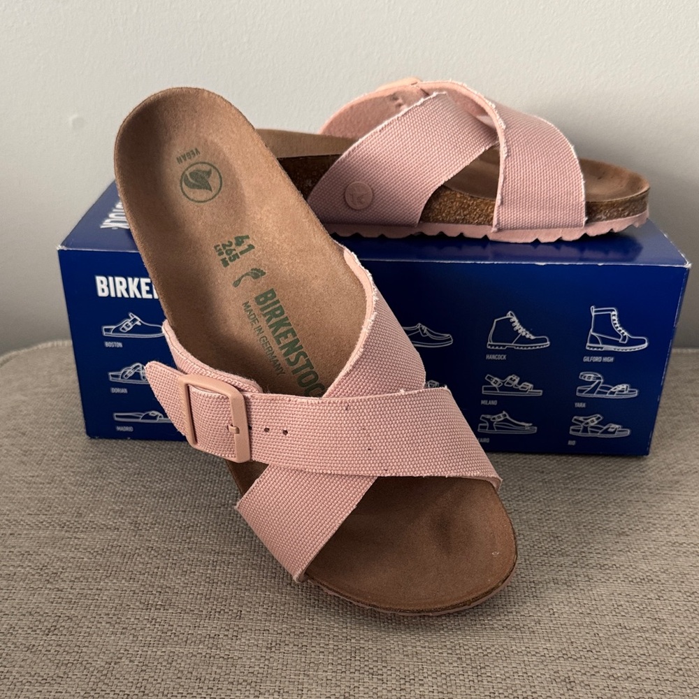 Vegan Birkenstock Siena ll Rivet Logo